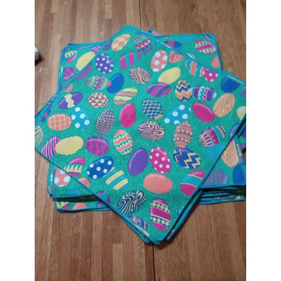 new Bardwil Linens 17x17 Easter egg cloth napkins set of 4 - Picture 2 of 2